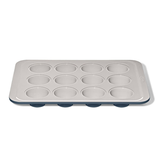 non-stick-pro-ceramic-coated-metal-bakeware-12-cup-muffin-pan-storm-blue-g4 oxo_12-cup-muffin-pan-stormblue_apdp_00_main.jpg