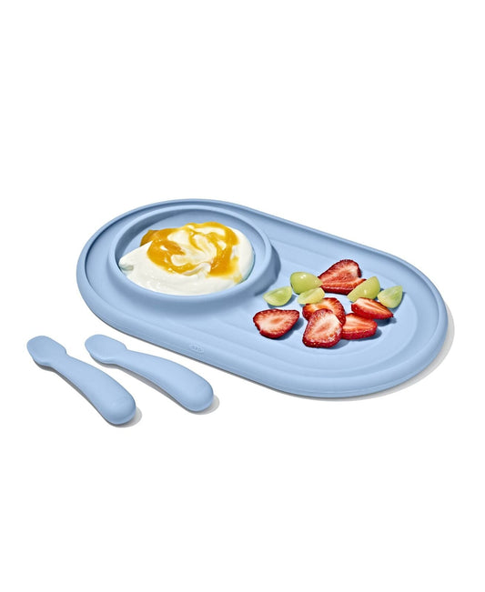 textured-suction-plate-and-spoons-set-3-piece-j7 tot_61177200_developmental-plate-2-spoon-set-dusk_macys_pdp_00_main.jpeg